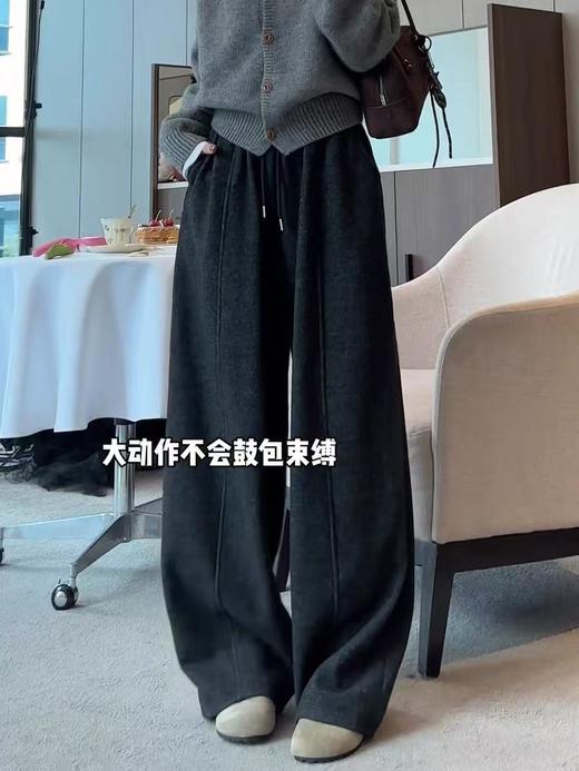 🔥🔥【2025爆款休闲裤】加绒呢料～8838呢料窄版慵懒风休闲裤-喜出 商品图0