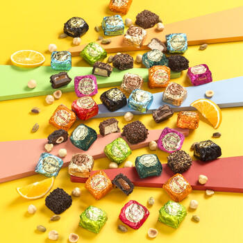 闻绮（Venchi）鱼子酱状巧克力 方形礼盒9颗171g 进口高端零食 生日礼物节日送礼 商品图2