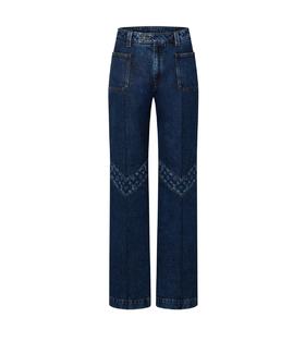 女款Monogram 牛仔裤长裤la
