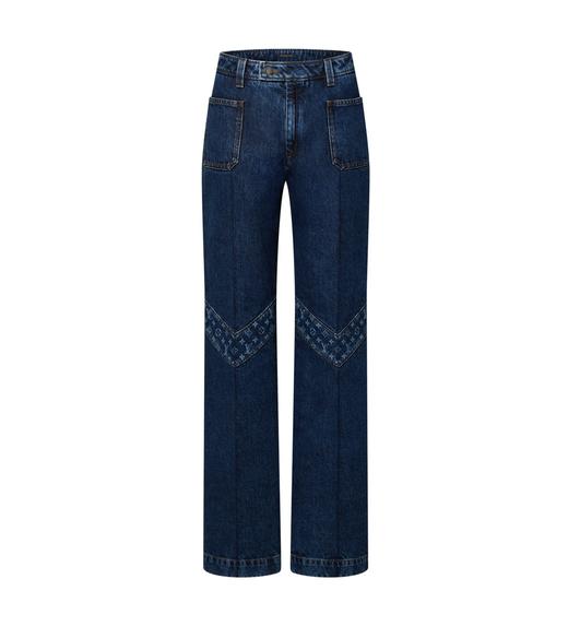 女款Monogram 牛仔裤长裤la 商品图0