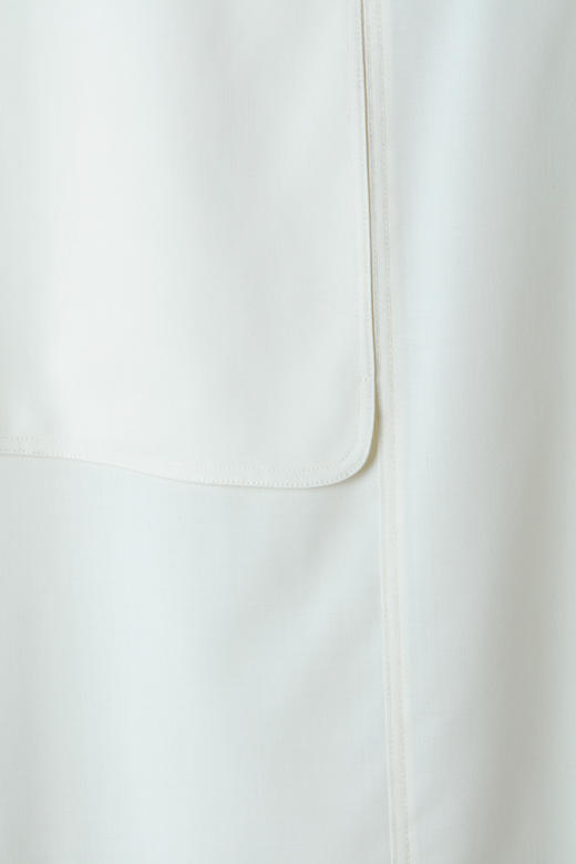 极简设计羊毛梭织圆领衬衫 商品图8