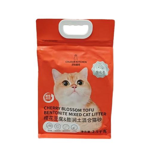 COLOUR KITCHEN樱花豆腐膨润土混 2.5kg/袋 商品图0