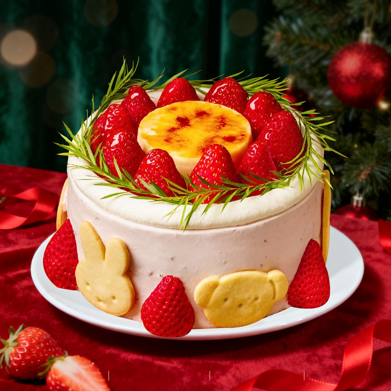 新品丨萌萌莓物语（草莓酸奶坚果蛋糕）