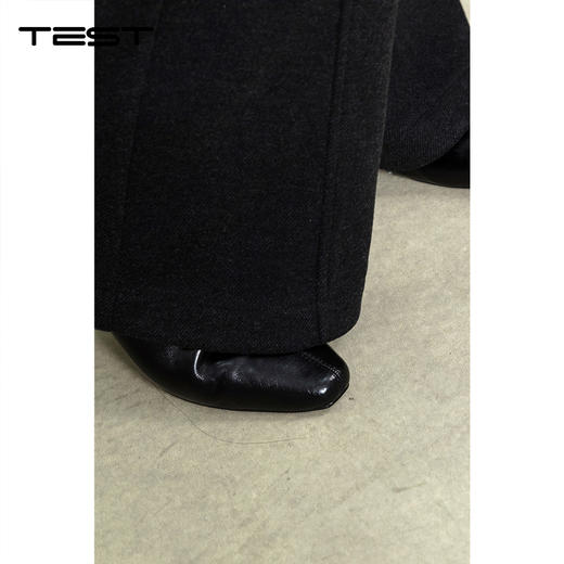 冬上新高腰显瘦通勤气质修身微喇长裤3254070 商品图3