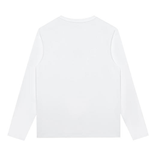 GXG男装【100%棉】秋季简笔熊印花男士圆领长t恤上衣K&C 商品图1