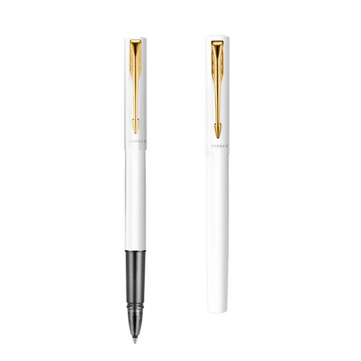 派克 威雅XL入门级白色金夹宝珠笔 商品图3
