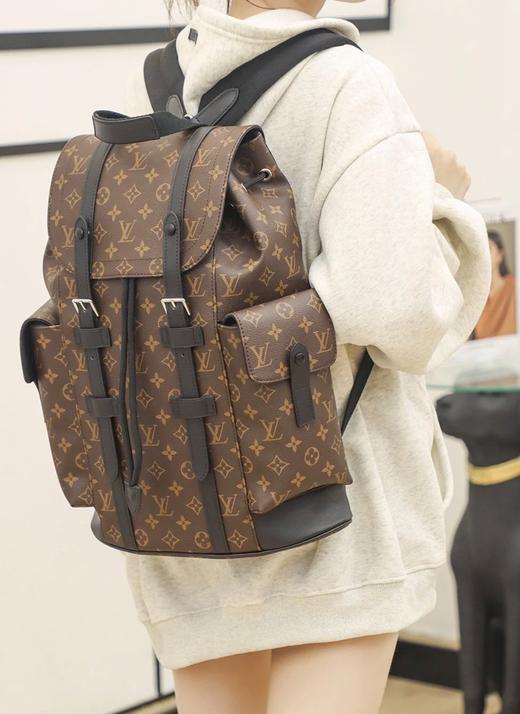 中性款老花双肩包zo 商品图4