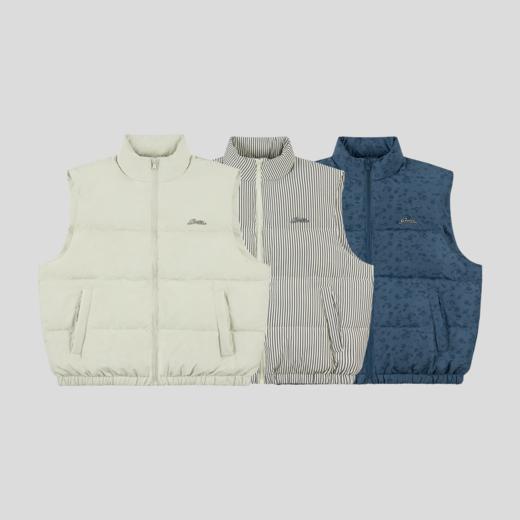 GOODBAI 'RETRO LOGO'无袖填充马甲 商品图0