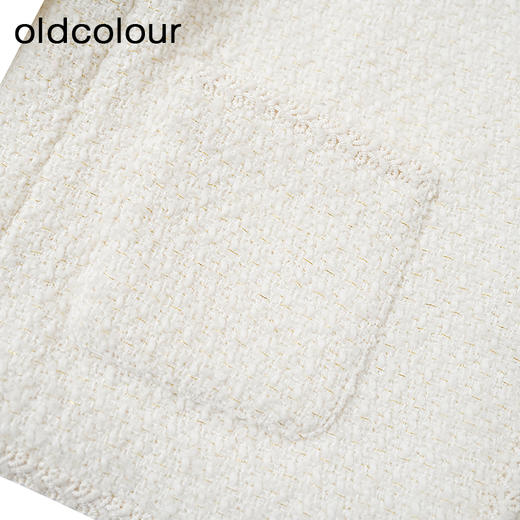 oldcolour欧珂冬季简约休闲宽松日常百搭纯色短外套女BQ480402A1 商品图3