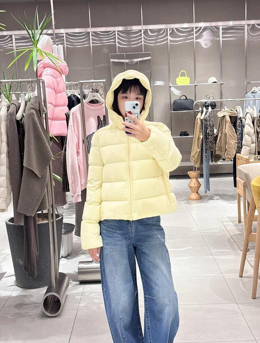 【三星95鹅绒】2025江南同款连帽鹅绒服女 小个子短款羽绒服外套新款 商品图2