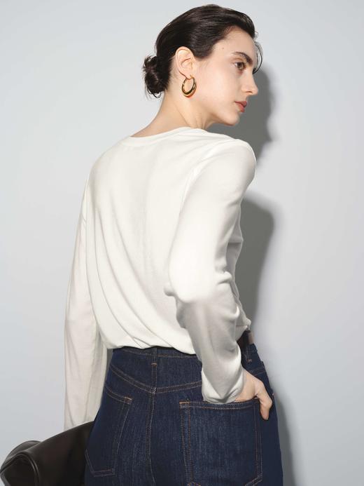 【商场同款】伊芙丽春秋薄T恤1G2100071 商品图2