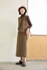 Le Malene 咖色法式复古气质半裙三件套装 21889 商品缩略图1