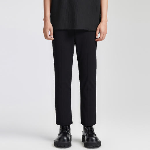 gxg.jeans男装 黑色基础休闲通勤九分裤西裤男裤薄款 25年夏热卖 商品图2