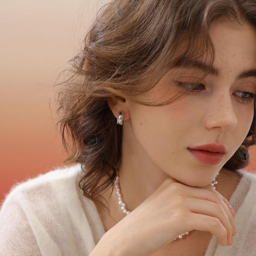 ARSIS｜流光系列 珠光星环耳扣 商品图2