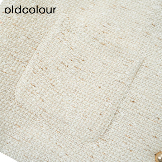 oldcolour欧珂冬季小香风时尚气质优雅宽松短外套女BQ480401A1 商品图3