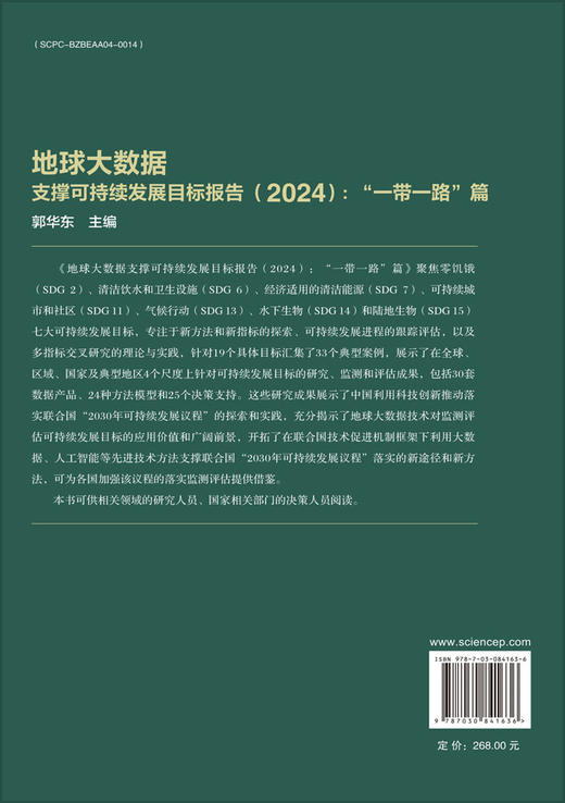 地球大数据支撑可持续发展目标报告（2024）：“一带一路”篇 商品图1