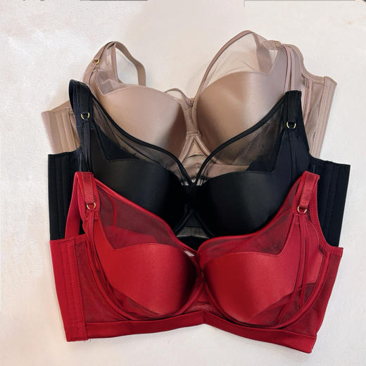3337-博尔爽内衣(红色/香槟色 商品图1