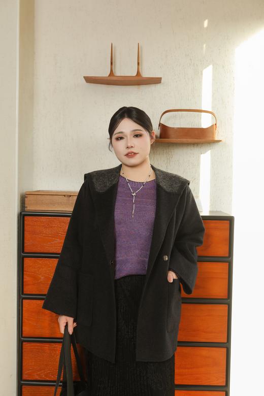 10天发货【3色针织套头衫】可贴身穿，不扎🍂韩国小姐姐都爱的三色打底衫｜换了新纱线重新定制，不易缩水！三色｜高级感打底 告别普通打底！远纯近花，细节满分，花色纱线太高级，出口韩国三色针织衫 商品图7