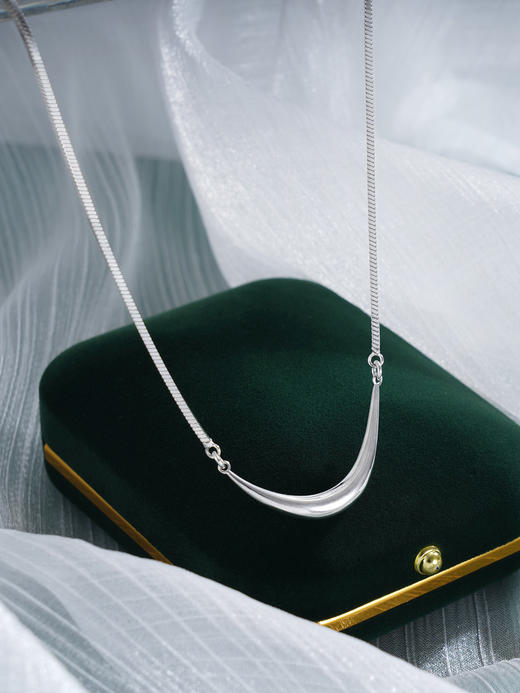 子佩集S925银【清风挽韵】项链【XL-5933】纯银原创22412 商品图0