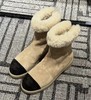 重磅渠道   香nn中筒雪地靴  麂皮撞色拼接 毛茸茸雪地靴 商品缩略图0