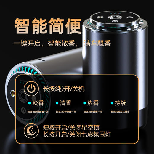 Auto Travel美旅智能星空投影车载香薰机AT-8101 商品图4