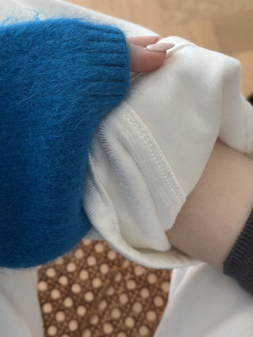 万能搭Acme婴儿绒全棉白色牛仔裤 商品图11