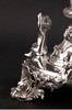 独角鹿西洋古董1920-1930年代英国出品小天使主题镀银精雕镶嵌暗红玻璃花瓶一对 商品缩略图6