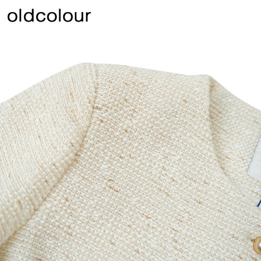 oldcolour欧珂冬季小香风时尚气质优雅宽松短外套女BQ480401A1 商品图2
