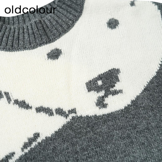 oldcolour欧珂秋冬简约休闲日常可爱毛织套头衫（童装）O43052250 商品图3