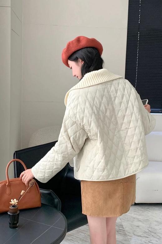 LNNNS 高级感洋气菱形格子棉服厚实外套 21575 商品图7