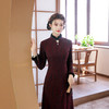 时尚显瘦复古，高档旗袍连衣裙SYG2695 商品缩略图3