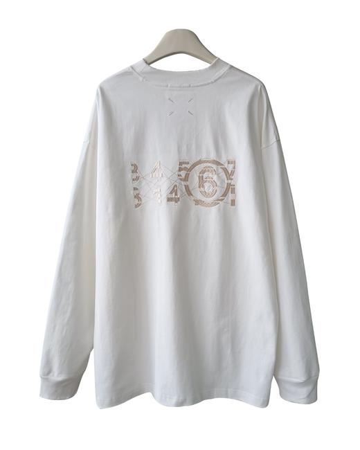 中性款纯棉刺绣破损卫衣oversize版ba016 商品图1