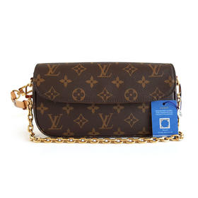 【98新闲置】LV路易威登IVYM81911棕色老花IVY腋下包链条包单肩包241125TJ11