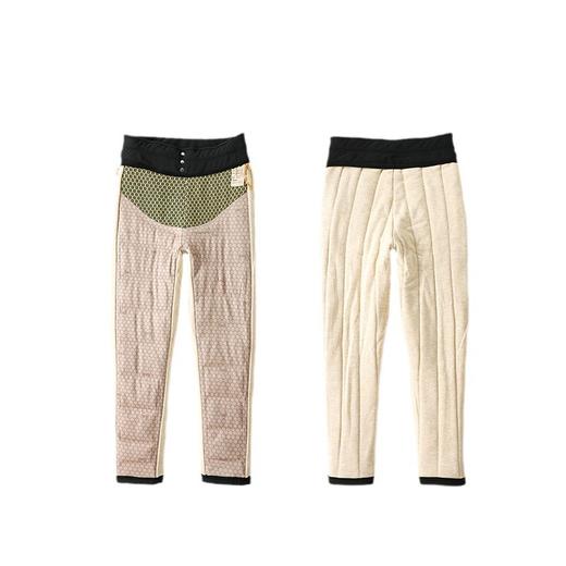 丁摩 黑金蓄热保暖外穿铅笔打底裤加绒加厚羽绒裤8855 商品图4