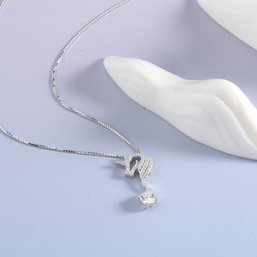 【宏艺珠宝】星熠独角兽·银s925项链 商品图2