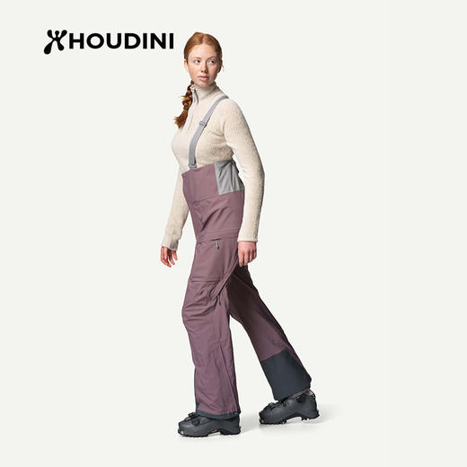 HOUDINI胡丁尼Rollercoaster Bib云霄户外女单双板背带滑雪裤 800061 商品图0