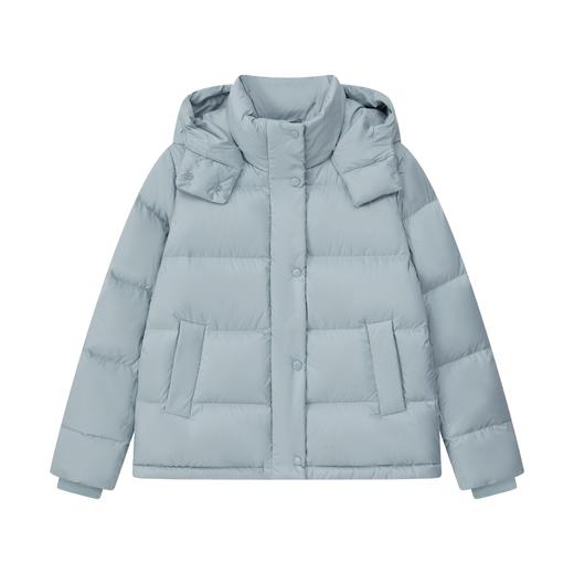 【三星90绒】Lu家翡翠灰新色加厚五格连帽羽绒服！女款收腰显瘦外套！ 商品图1