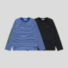GOODBAI 'RETRO LOGO'条纹长袖T恤 商品缩略图0