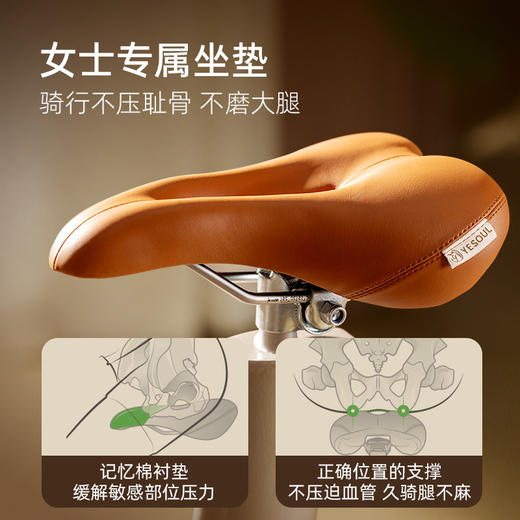 YESOUL野小兽自发电动感单车家用自行车专业减肥运动器材女生R6 商品图2