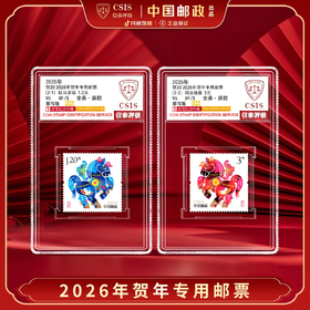 【中国邮政】2025丙午马年贺岁专用邮票两枚小盒套装（信泰评级）