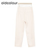 oldcolour欧珂冬季百搭简约休闲通勤日常纯色长裤女BR420701A1 商品缩略图1