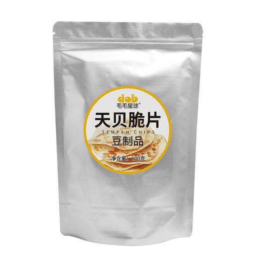 天贝薯片 纯净素食即食酥脆脆 零食休闲 原味袋装100克/袋 商品图0