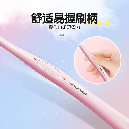 青蛙柔护龈系列336牙刷QR336-D1-4支装 商品图1