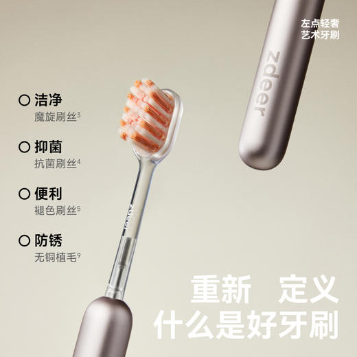左点牙刷ZD-D201-哑面款 商品图2