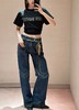女款Monogram 牛仔裤长裤la 商品缩略图3