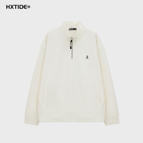 【断码清仓】HX 冬季中领半开胸卫衣S106540136101