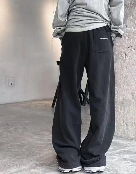ACNE男女同款加绒字母口袋卫裤 8112904 商品图0
