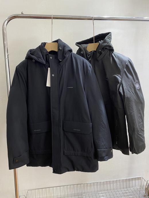二店y 特价清仓！加厚仿水貂绒！防风防水男士连帽棉服外套 商品图1