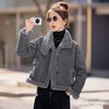 加绒皮毛一体短外套，时髦洋气加厚保暖羊羔毛外套HR-WJ5909 商品缩略图3