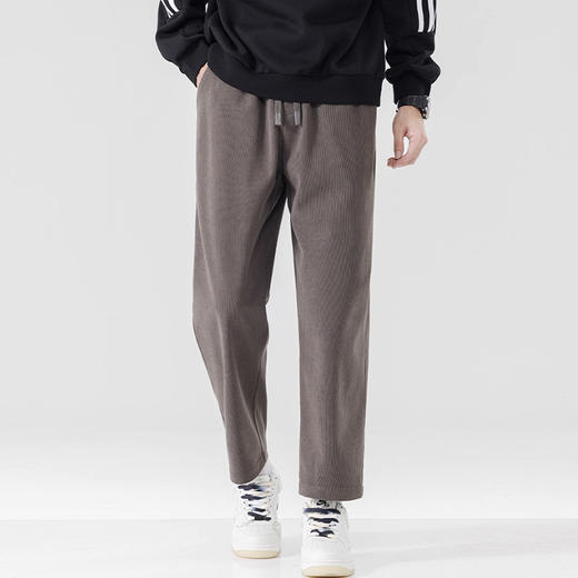 裁缝学苑MQ71直筒仿灯芯绒长裤子纸样男装松紧腰柳叶档裤子样板 商品图3